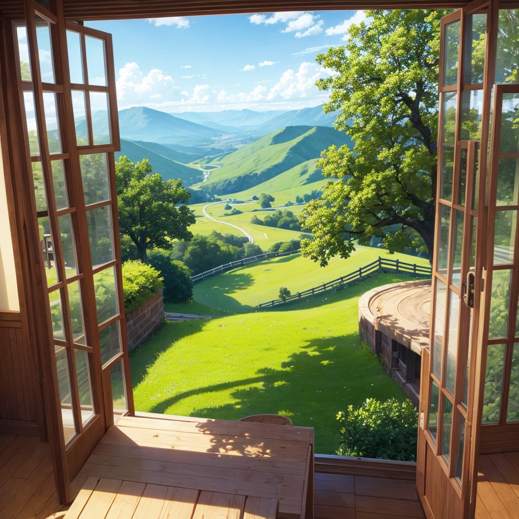 Writing "CHESTA" with views like Vine Wood