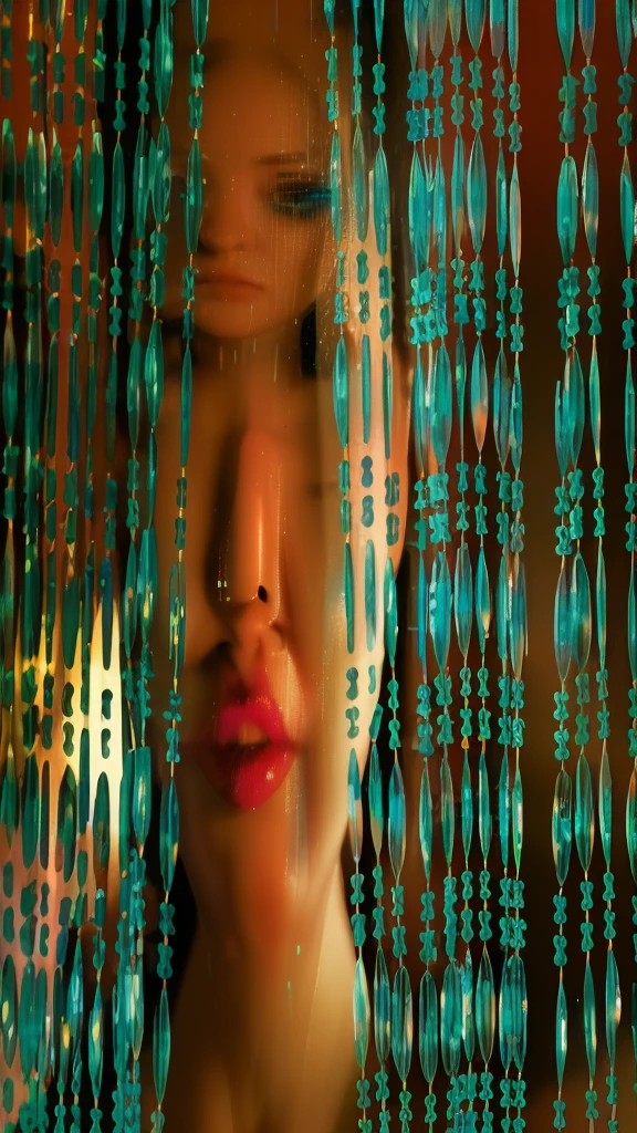 cyberpunk. neon. hologram. rain. futuristic city