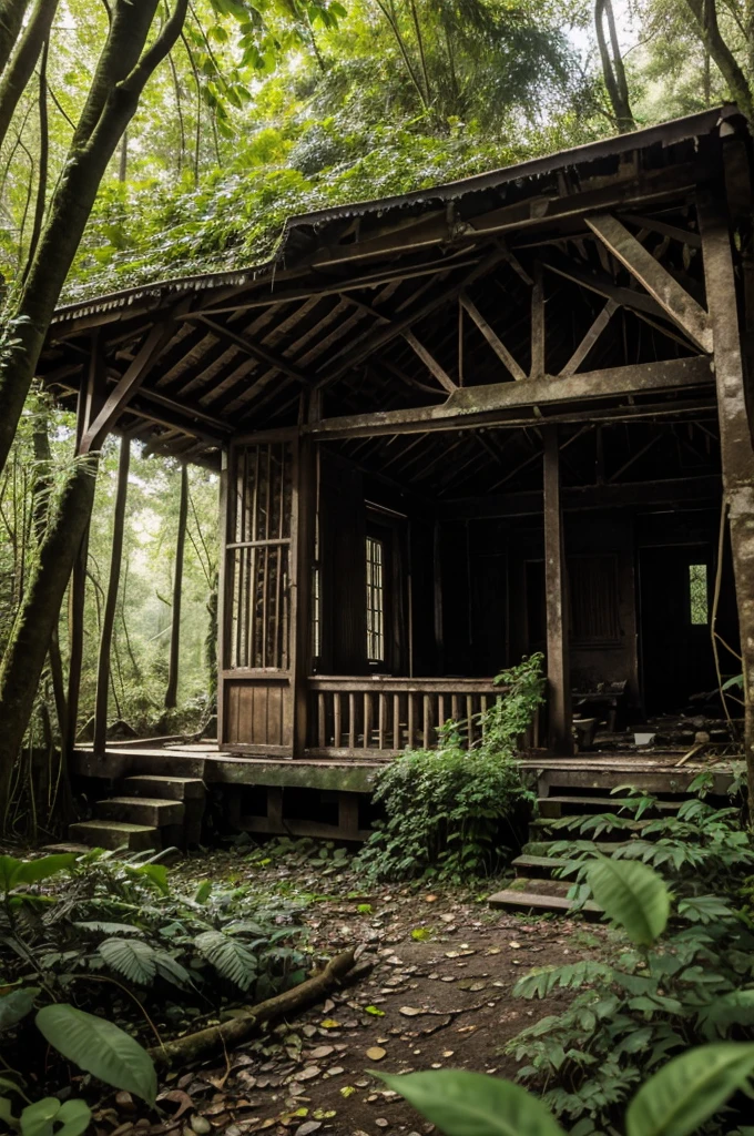 A few miles away from the village was a dense forest, inside which stood an old, ruined bungalow. The people of the village used to say that ghosts reside in that bungalow and strange people come from there at night.