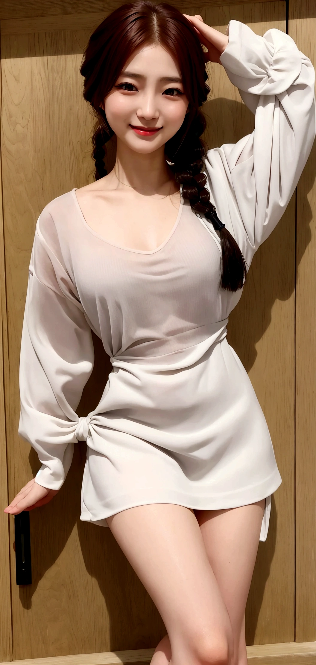 
12 year old girl、
Day本アイドル、

Cute Smile、
Lewd smile、　
Panting face、Pant voice、
Fluid organization:1.6), One beautiful girl with really wild hair, (Colorful wavy hair:1.2),( Two long braids:1.2), (Long wild hair:1.2), (Multicolored Hair: 1.9),Cute smile
Bakery Sales Staff、

Angle from directly below、
Low - Angle、スーパーLow - Angle、
apron、
blouse(See-through)、
はだけるblouse、
My shirt is open、
Open shirt、
hot pants、
ピンク色のhot pants、I can see a little underwear、Thighs、Butt、Beautiful buttocks、
I'm cleaning、
I'm wiping the floor.、Wipe the floor with a rag、
Bend over to clean、




clear、serious
Bakery Cafe、bread
Bakery clerk、Day本アイドル、

(masterpiece), (Highest quality:1.4), Absurd, [:Intricate details:0.2],  (View your viewers:1.2), Day,  reflection、
Reddish hair，Golden Student，enjoy，Moist，肉感Thighs，Slim figure，Moist, Glowing pink skin，transparent，Mature Woman，Affectionate expressions，情熱的に取り組んでいます

Day本アイドル