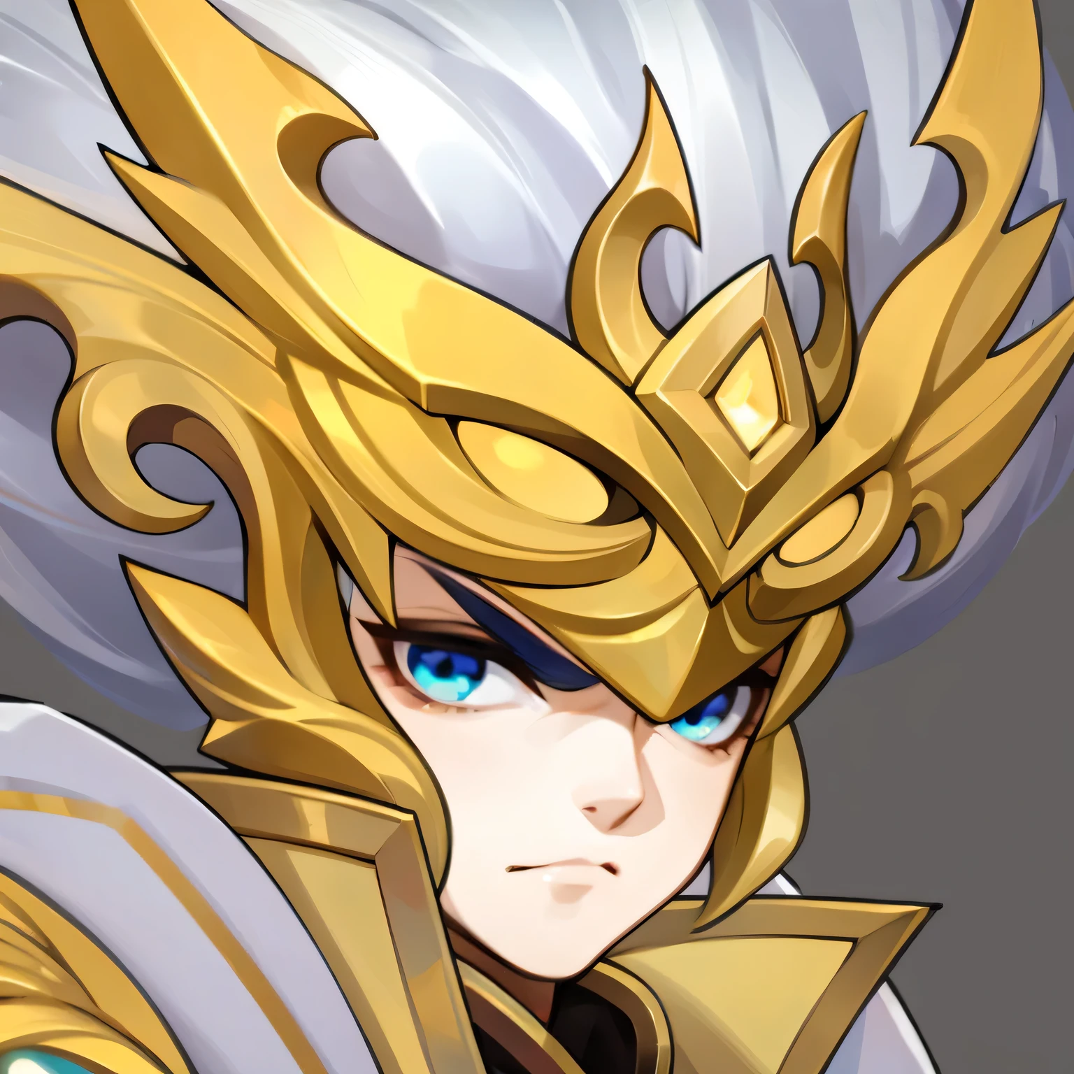 boy、Long white hair、Full details