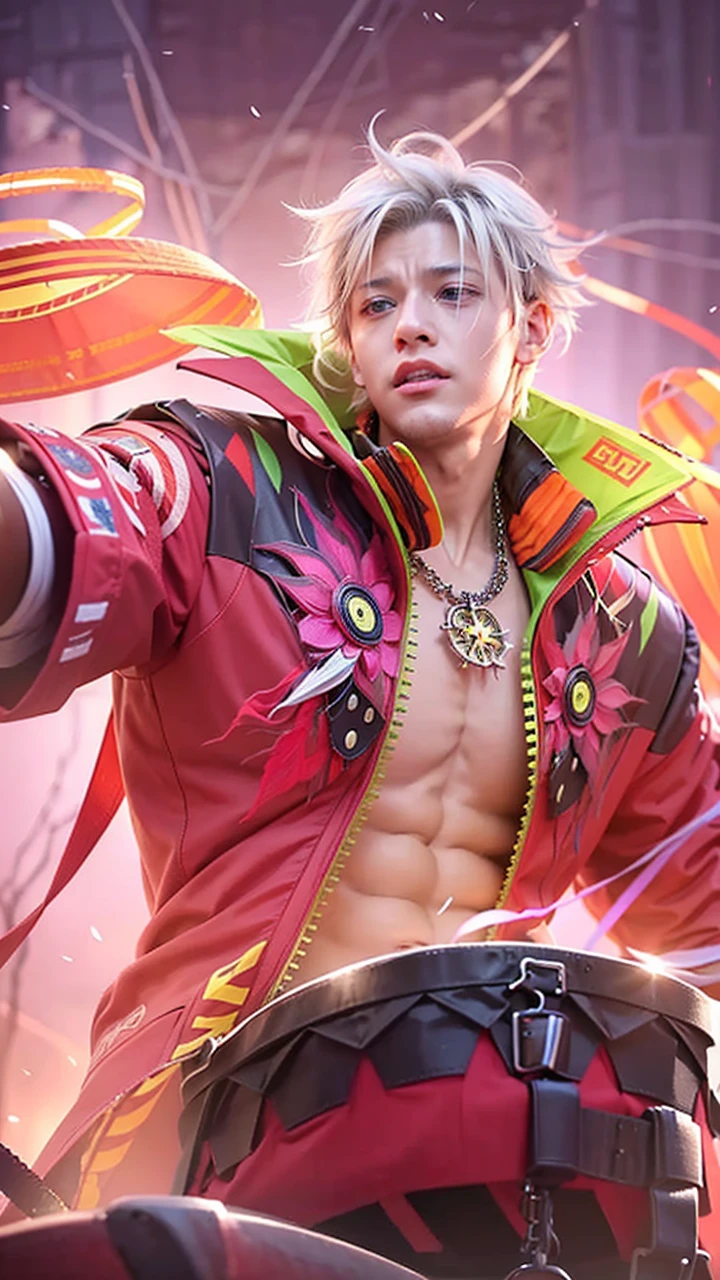 A man, gojo saturo(jujutsu kaisen), gojo, bleu eyes, cosplay, real, realistic, high resolution, real man, cosplay, gojo(jujutsu), Bleu eyes