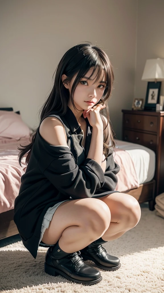 jersey、Track Sweat、room wear、Long loose bottoms、Front-opening outerwear、Underwear is underwear、age girls、Close your eyes、Opening Mouth、Panting face、sleep、a bed、sexual、Glamour、adult