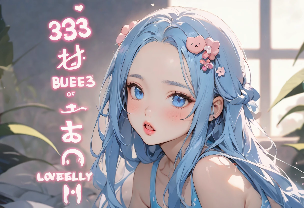 1girl, curren chan \(umamusume\), on magazine front cover, text, heading, bathing, soap bubbles,bath, soap censored, bubble bath, gentle smile, looking at viewer, from side, NSFW, (masterpiece), (best quality), (ultra-detailed), very aesthetic