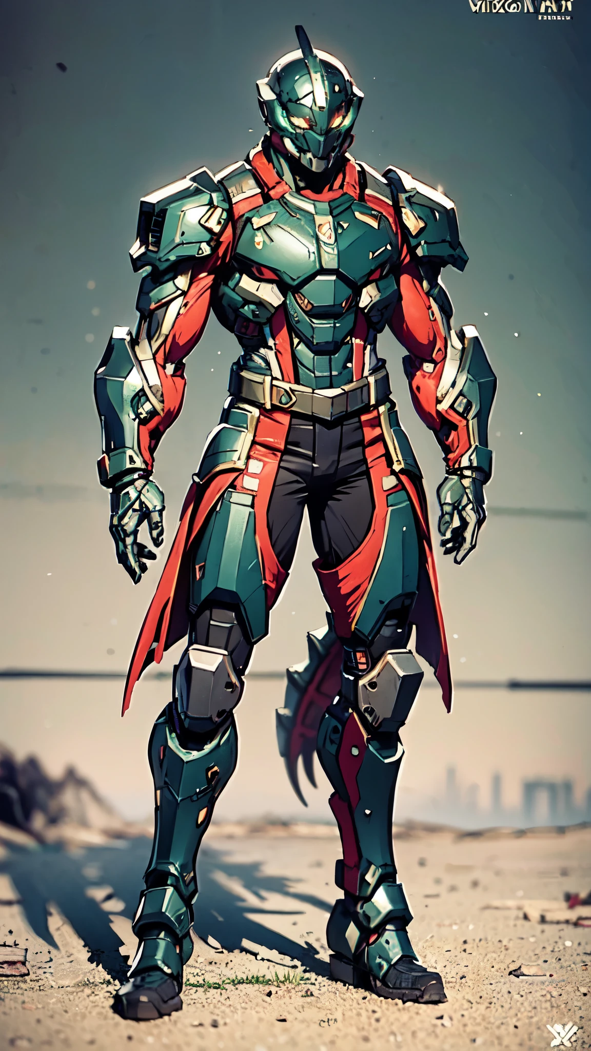 A man wearing a full-face helmet, a fantasy-style biotech armored combat suit, green eyes, (a composite layered chest armor), fully enclosed shoulder guards, matching arm and leg guards, the belt is adorned with dragon claw grasping orbs, (the color scheme is primarily black with red accents), the design balances heavy with agility, a high-tech bio-mecha armor, (Armor Concept Inspired by Dragons, stand on the top of a skyscraper in a futuristic sci-fi city), this character embodies a finely crafted fantasy-surreal style armored hero in anime style, exquisite and mature manga art style, (element, plasma, energy, the armor glows), ((male:1.5)), metallic, real texture material, dramatic, high definition, best quality, highres, ultra-detailed, ultra-fine painting, extremely delicate, professional, perfect body proportions, golden ratio, anatomically correct, symmetrical face, extremely detailed eyes and face, high quality eyes, creativity, RAW photo, UHD, 32k, Natural light, cinematic lighting, masterpiece-anatomy-perfect, masterpiece:1.5