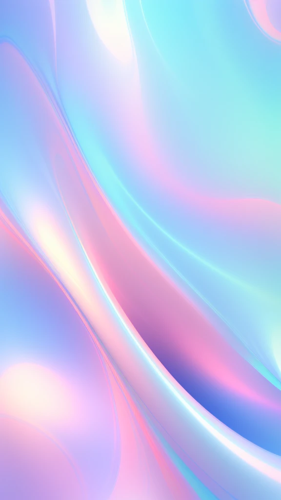 Abstract background in soft blue and pink with gentle waves, holographic texture, Rainbow textures, Rainbow background, Pink and blue gradient, Milky white night background, abstract cloth simulation, made of holographic texture, Soft rainbow film, Gradient and soft light, pastel gradients, Soft blue and pink tones