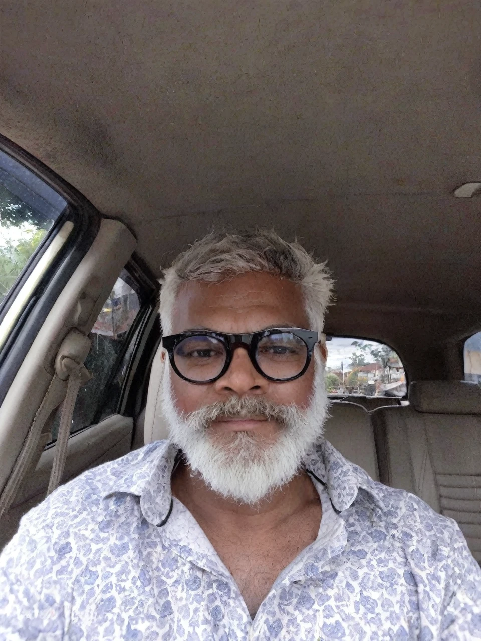 woman with a slight beard
