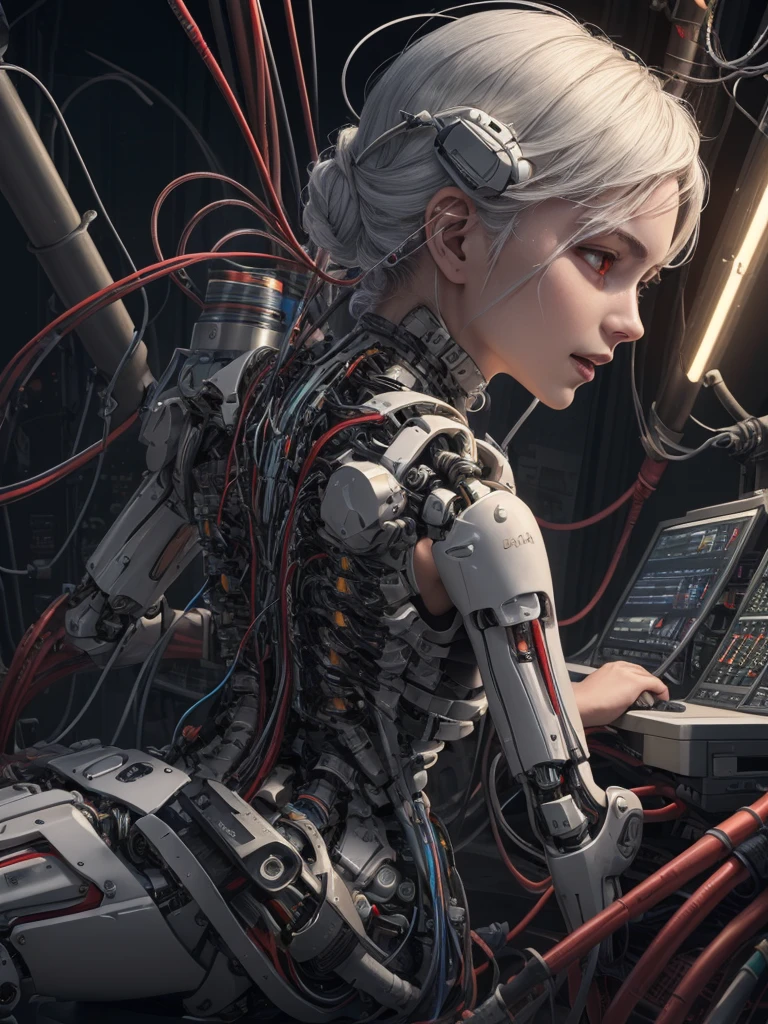 Human evolving, transcending and connecting nerves in fiber optic cables on the internet --auto --s2