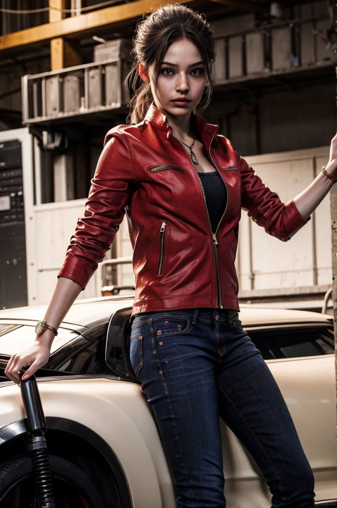 Red Down Vest、top-quality