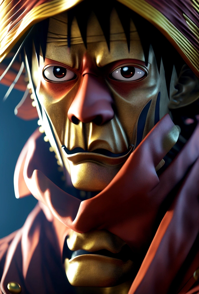 ((Luffy is cool)) 4K 8K:: Realistic::4. Cyberpunk::1 --v 4 --Quality 2