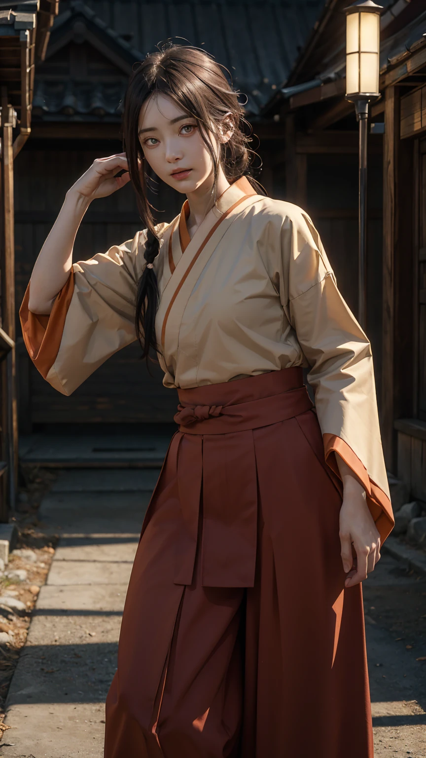 Masterpiece, Best Quality, High Resolution, Venus1, 1Girl, Solo, Tsuko Kamato, Bamboo, Gag, Hair (brown), Plaid Belt, Gag, Gag, Gradient Hair, Hair Ribbon, Haori, Japanese Clothing, Very Short Kimono, showing her underwear, big , Long Hair, Looking at the Audience, Multicolored Hair, Pink Eyes, Very Short Pink Kimono, showing her bra, Pink Ribbon, Ribbon, Solo, (((Masterpiece)), Forehead, standing posing, bamboo background, Cute puffing cheeks, seducing, Eyes wide, slim waist, sexy posing, slim tight,