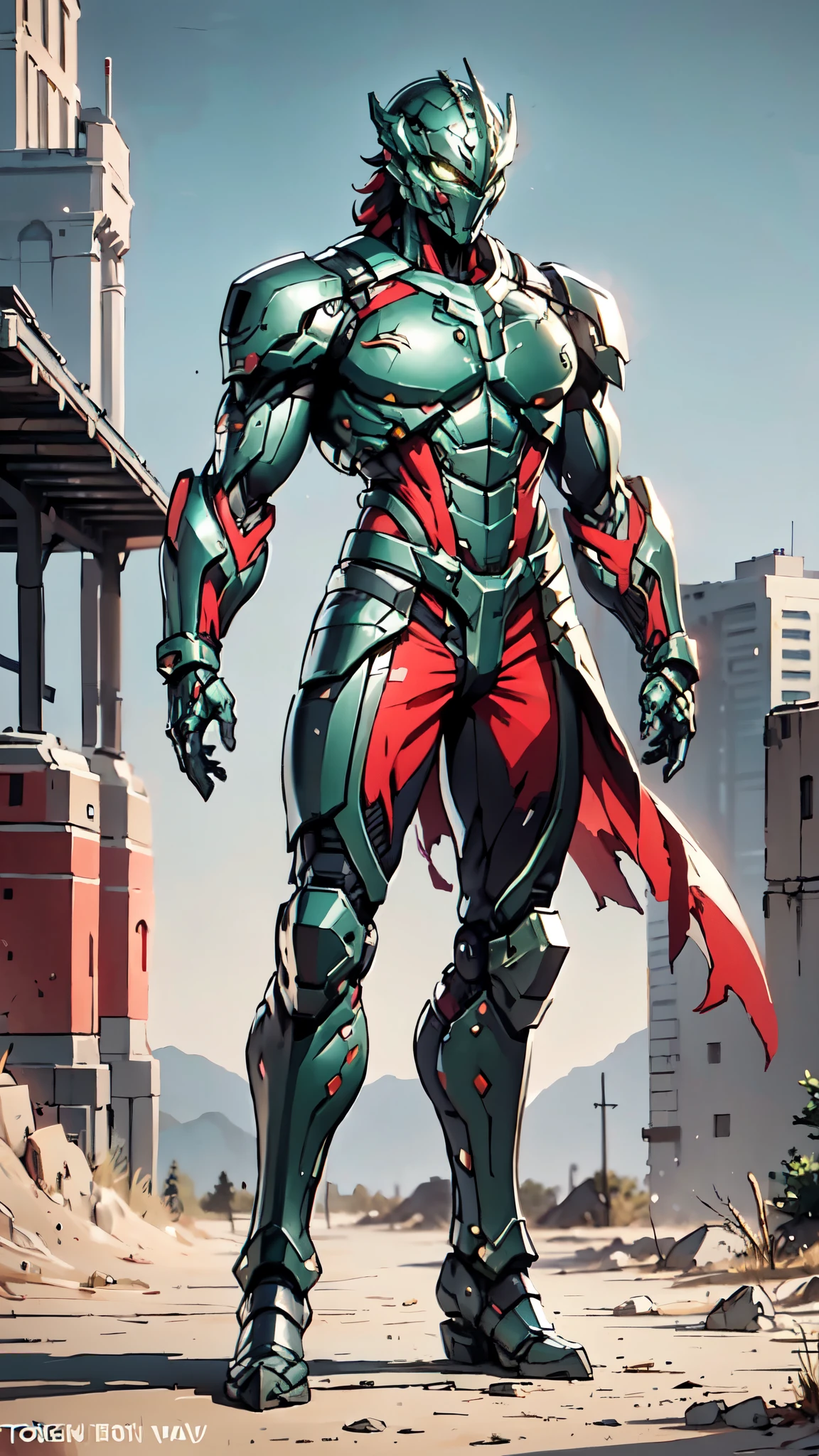 A man wearing a full-face helmet, a fantasy-style biotech armored combat suit, green eyes, (a composite layered chest armor), fully enclosed shoulder guards, matching arm and leg guards, the belt is adorned with dragon claw grasping orbs, (the color scheme is primarily black with red accents), the design balances heavy with agility, a high-tech bio-mecha armor, (Armor Concept Inspired by Dragons, stand on the top of a skyscraper in a futuristic sci-fi city), this character embodies a finely crafted fantasy-surreal style armored hero in anime style, exquisite and mature manga art style, (element, plasma, energy, the armor glows), ((male:1.5)), metallic, real texture material, dramatic, high definition, best quality, highres, ultra-detailed, ultra-fine painting, extremely delicate, professional, perfect body proportions, golden ratio, anatomically correct, symmetrical face, extremely detailed eyes and face, high quality eyes, creativity, RAW photo, UHD, 32k, Natural light, cinematic lighting, masterpiece-anatomy-perfect, masterpiece:1.5