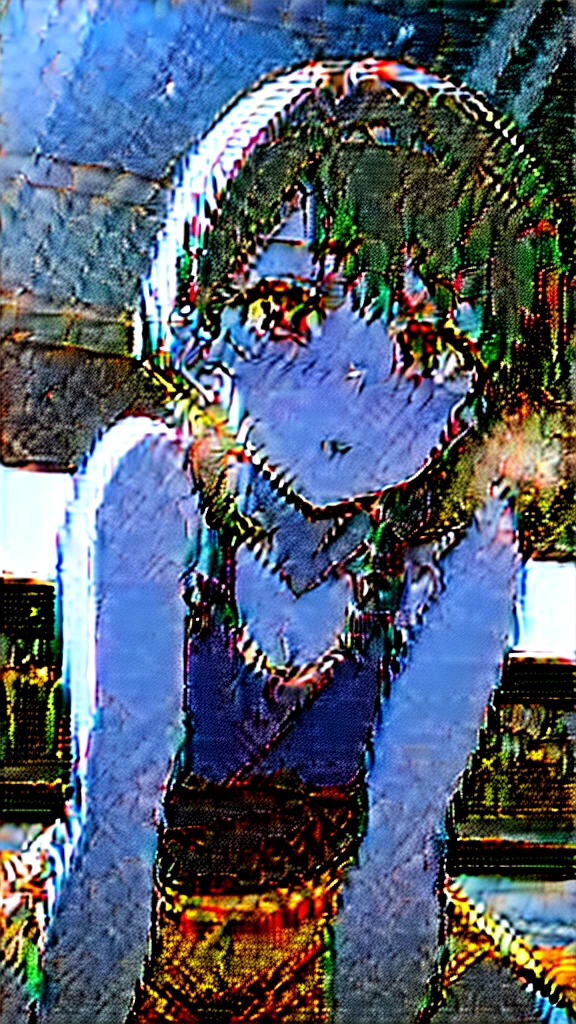 An anime girl laying down in boxing ring, her eyes rolled up and heavily breathing