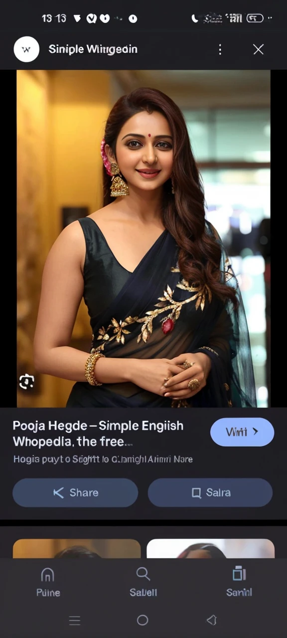 Highres close up portrait photo of a woman, balanced colors, rkps, long hair, wearing (salwar_kameez_chunni:1.2), night time, ornate Indian jewelry, smiling, cinematic lighting, background of city lights in beautiful bokeh