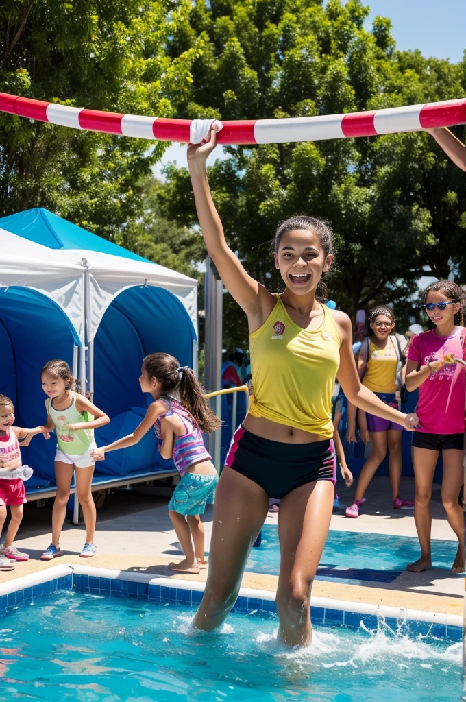Create a complete Olympics uniform for kids from the Little Mermaid