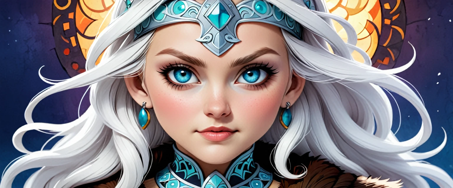 mosaic design beautiful Viking hel