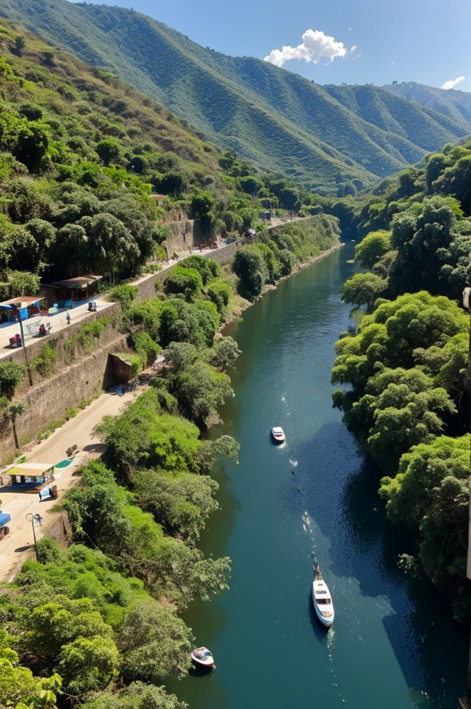 Huacapa River of Chilpancingo without pollution