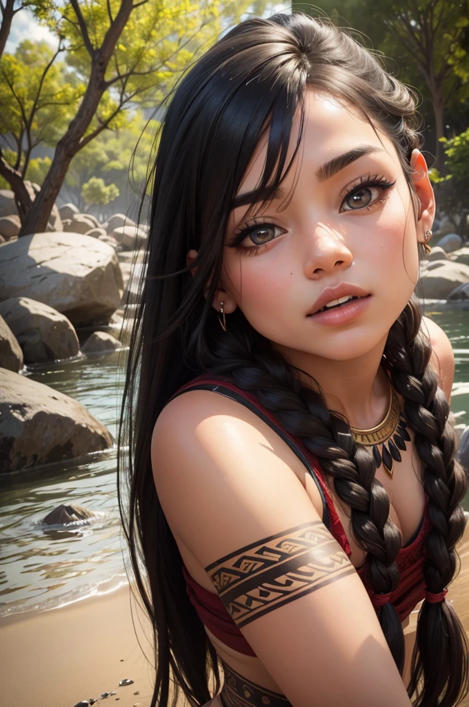 exotic sexy native maori girl,
