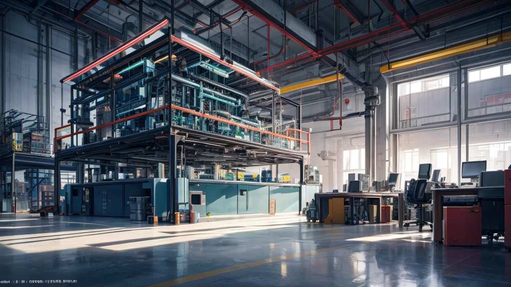 [theme] 图为未来intelligent工厂的控制室。The environment is filled with high-tech equipment and advanced data analysis systems。The atmosphere is full of innovation and progress，It reflects the powerful driving force of the industrial brain on industrial upgrading。The camera focuses on the large screen in the center of the control room.，Demonstrates the ability of the industrial brain to monitor and analyze production line data in real time。at the same time，intelligent、Automation equipment on display，展现工业大脑对生产过程的intelligent协调和优化。数据分析结果和intelligent决策支持系统的界面也显示在屏幕上，Highlighting the improvement of production efficiency and quality by Industrial Brain。Engineers and technicians working with the industrial brain also appear in the scene，Showing how they use the industrial brain to upgrade and innovate the industry。[Camera Settings] —c 10 —ar 2:3，8K,HD resolution