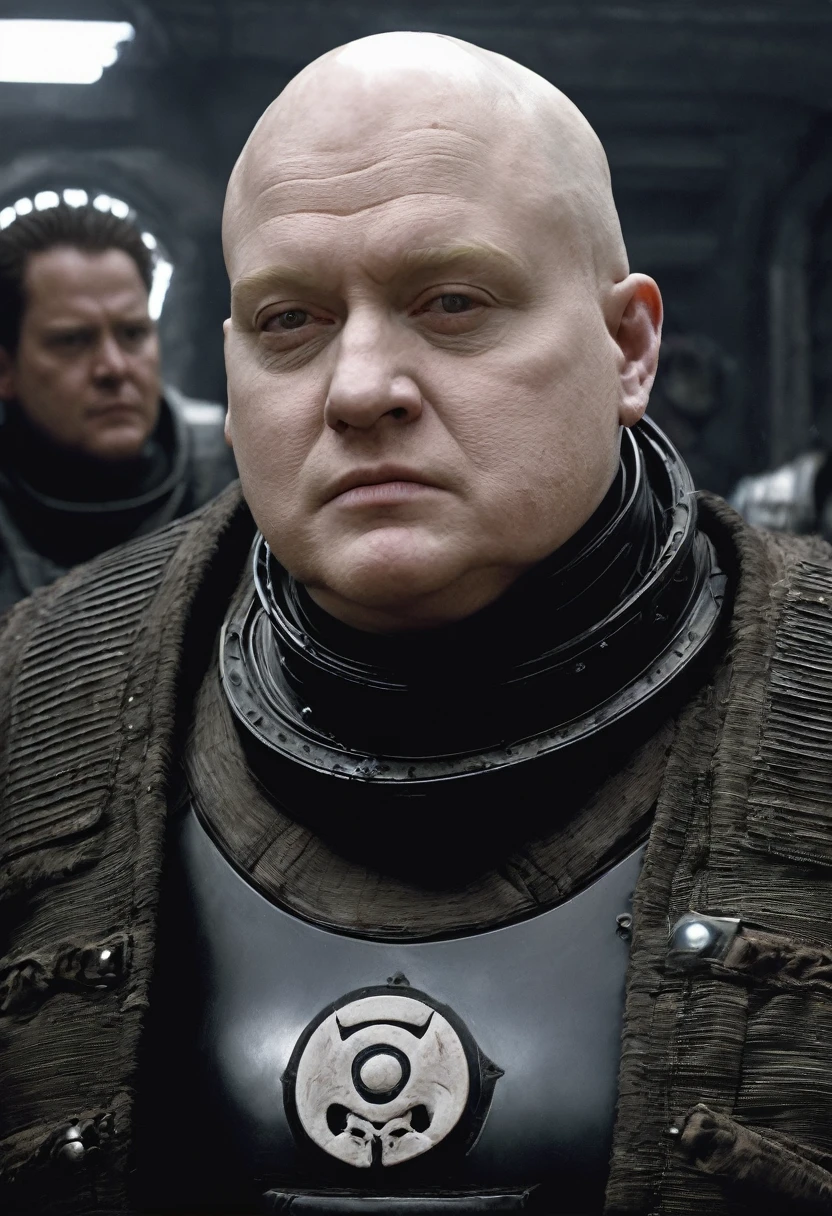 Harkonnen, bald, pale white skin