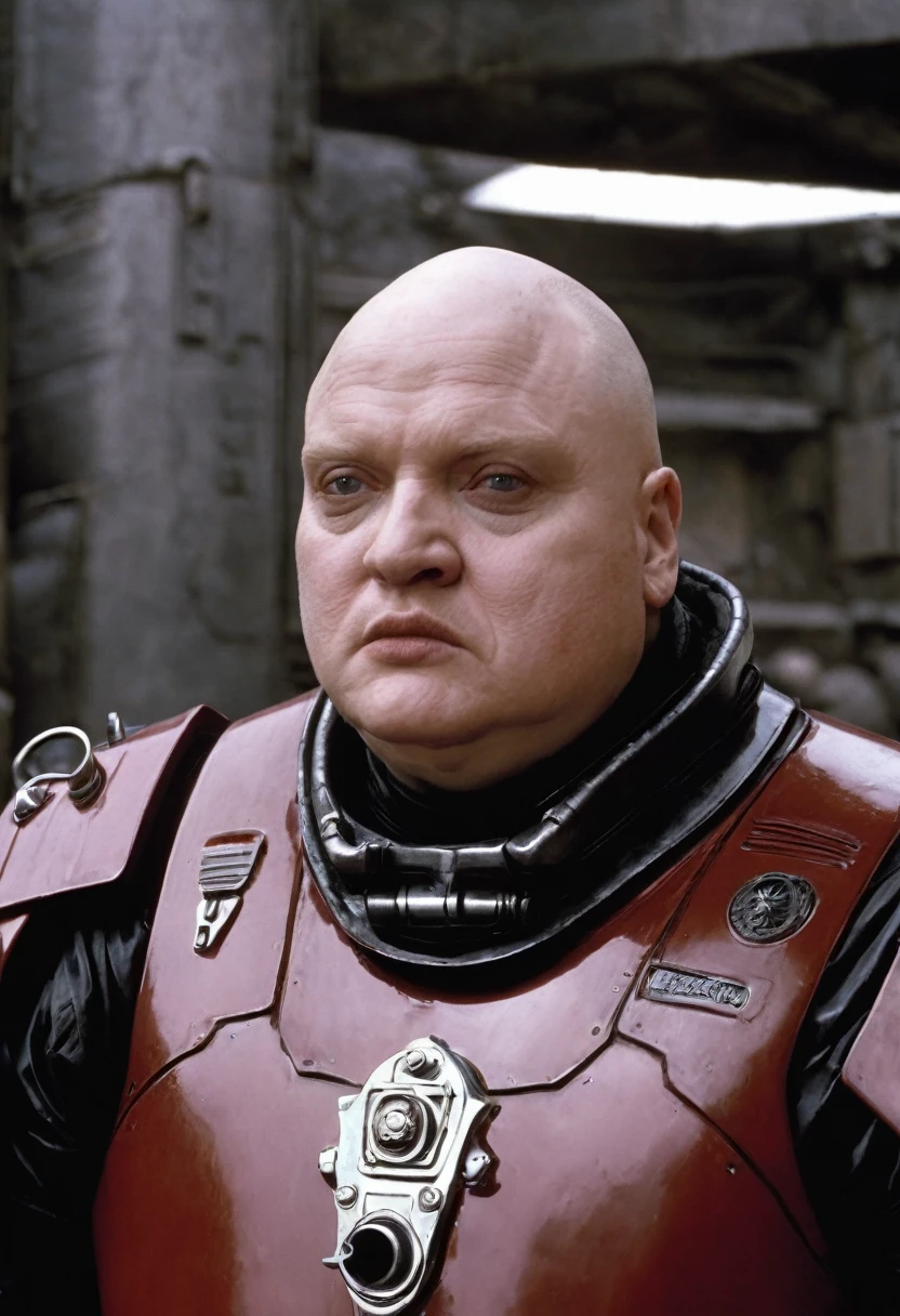 Harkonnen, bald, pale white skin