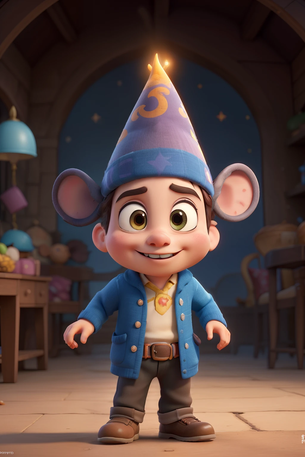 जादुई चूहे का सफर" Magical Fantasy magic MOUSE 
.Pixar 3D Disniny Styl, UHD