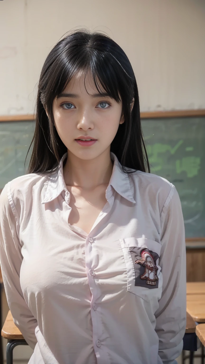 [2/7 3.24 PM] Ci ACENK: (pp clothes), (realistic), girl standing, crying, classroom situation, glance at the audience.
[2/7 3.34 PM] Ci ACENK: RAW, Best quality, high resolution, work: 1.3), Young girl, Hinata hyuga is shown realistically, beautiful, poses facing the audience's camera, shows perfect facial details, cute seductive expression, in the classroom, ((high school clothes)), orgasm, high resolution, 4k, HDR, 1girl, photorealistic, realistic, big tits, ((half body)) face towards viewer, close up, classroom,