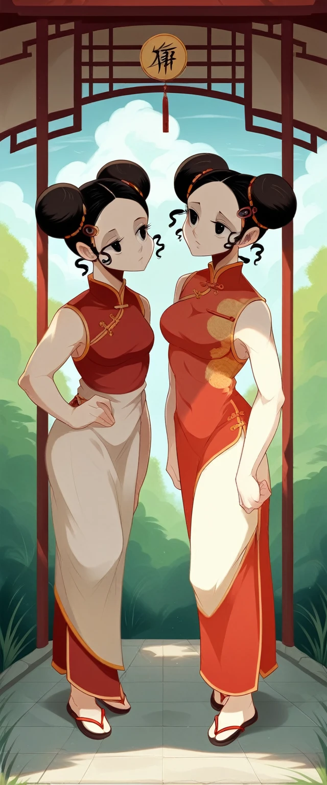 ((full body)), samdoesarts style award winning full body portrait of a beautiful woman, (((perfect feminine face)),((Ancient Chinese Clothes)), ((Shabble Hanfu)), Gazebo, Complex, ( Beautiful Detail Eyes),((hairpins, twisted hair, double ball heads)), (Sunlight), shadow graphic illustration, digital art, trends on artstation, very detailed, fine details, intricate, artgerm and rutkowski and alphonse mucha art,