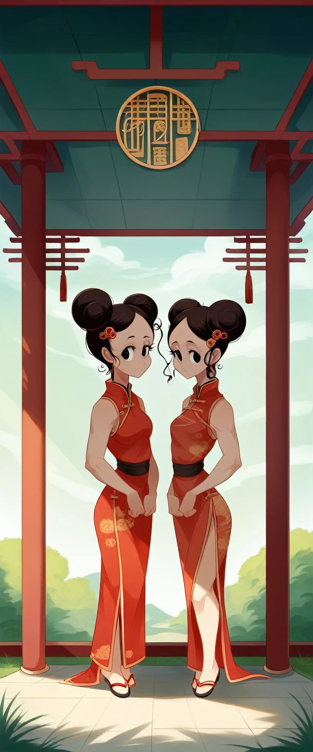 ((full body)), samdoesarts style award winning full body portrait of a beautiful woman, (((perfect feminine face)),((Ancient Chinese Clothes)), ((Shabble Hanfu)), Gazebo, Complex, ( Beautiful Detail Eyes),((hairpins, twisted hair, double ball heads)), (Sunlight), shadow graphic illustration, digital art, trends on artstation, very detailed, fine details, intricate, artgerm and rutkowski and alphonse mucha art,