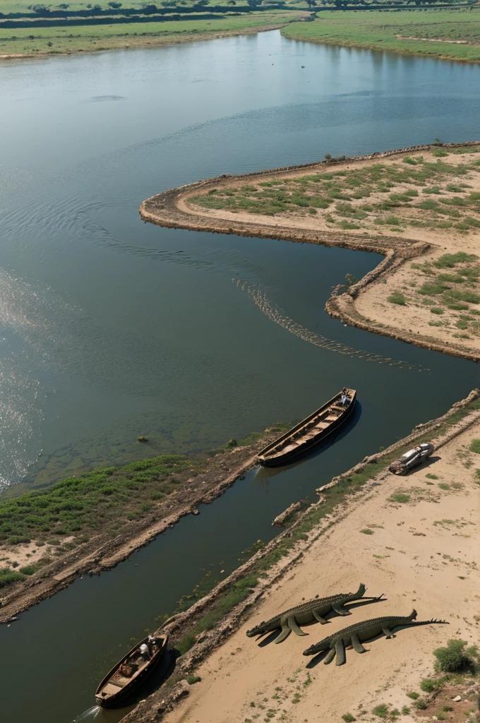 Kharsrota river. In addition, the fear of crocodiles was terrible.