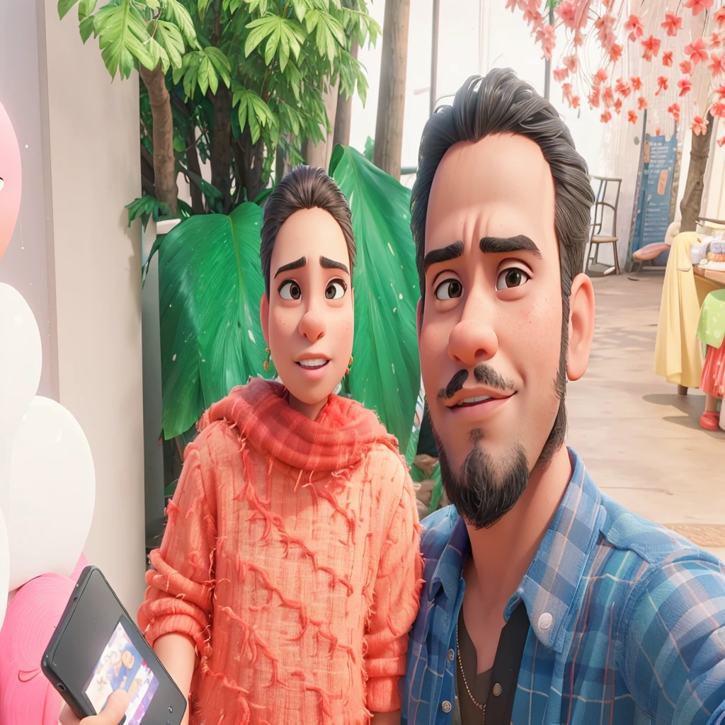 there is a man and a woman that are standing together, 8k selfie photograph, jayison devadas, jayison devadas style, by Max Dauthendey, selfie photo, taken with sony alpha 9, in love selfie, selfie shot straight on angle, shot on nikon z9, candid picture, selfie photography, taken on go pro hero8