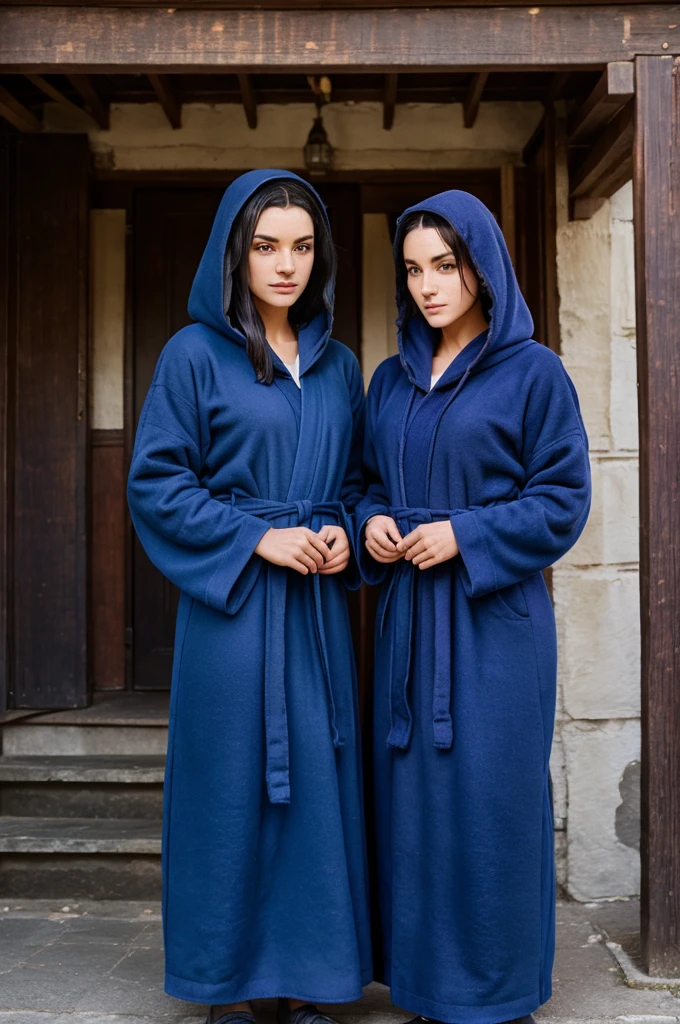 “Their indigo robes were rolled up tightly at the bottom of their single bag. Under their fleece-lined hood, their usually shaved scalp was covered with a bristly inch of dark hair”
