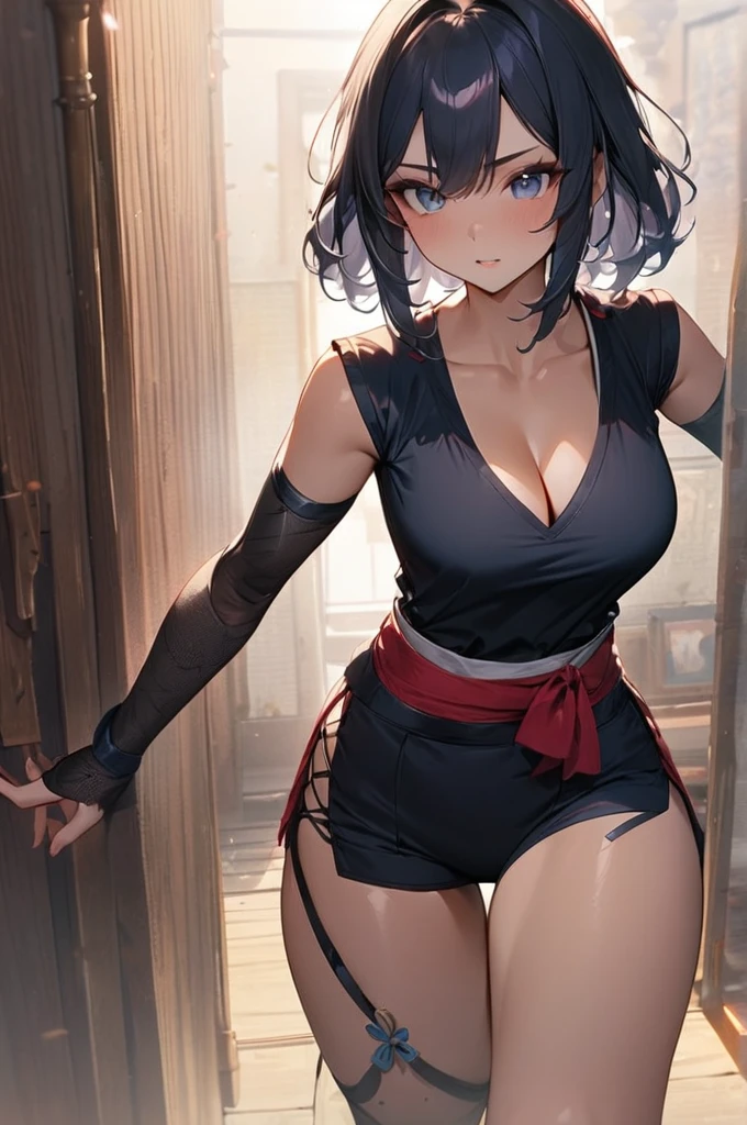 ((Best quality)), ((masterpiece)), (detailed), ninja girl