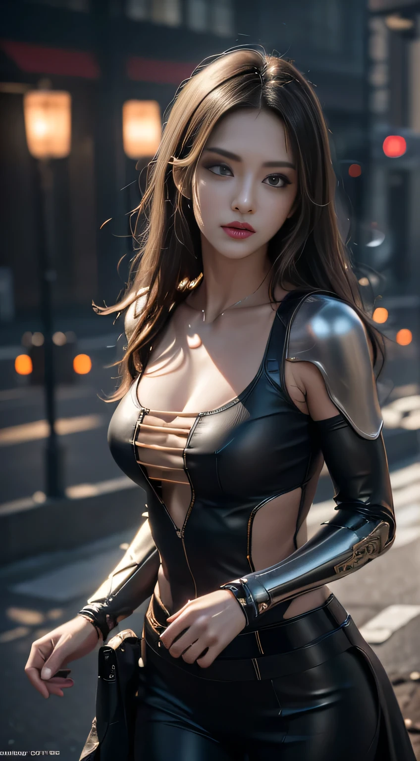 ((best quality)), ((masterpiece)), (detailed:1.4), 3d, Image of beautiful cyberpunk woman,Human Development Report (High Dynamic Range),Ray Tracing,nvidia RTX,Super Resolution,Unreal 5,Subsurface scattering,PBR Textures,Post-Processing,Anisotropic filtering,Depth of Field,Maximum clarity and sharpness,Multi-layered textures,Albedo and Specular Maps,Surface Shading,Accurately simulate the interaction of light and materials,Perfect proportion,Octane Rendering,Two-color lighting,Large aperture,Low ISO,White Balance,Rule of Thirds,8K Native,