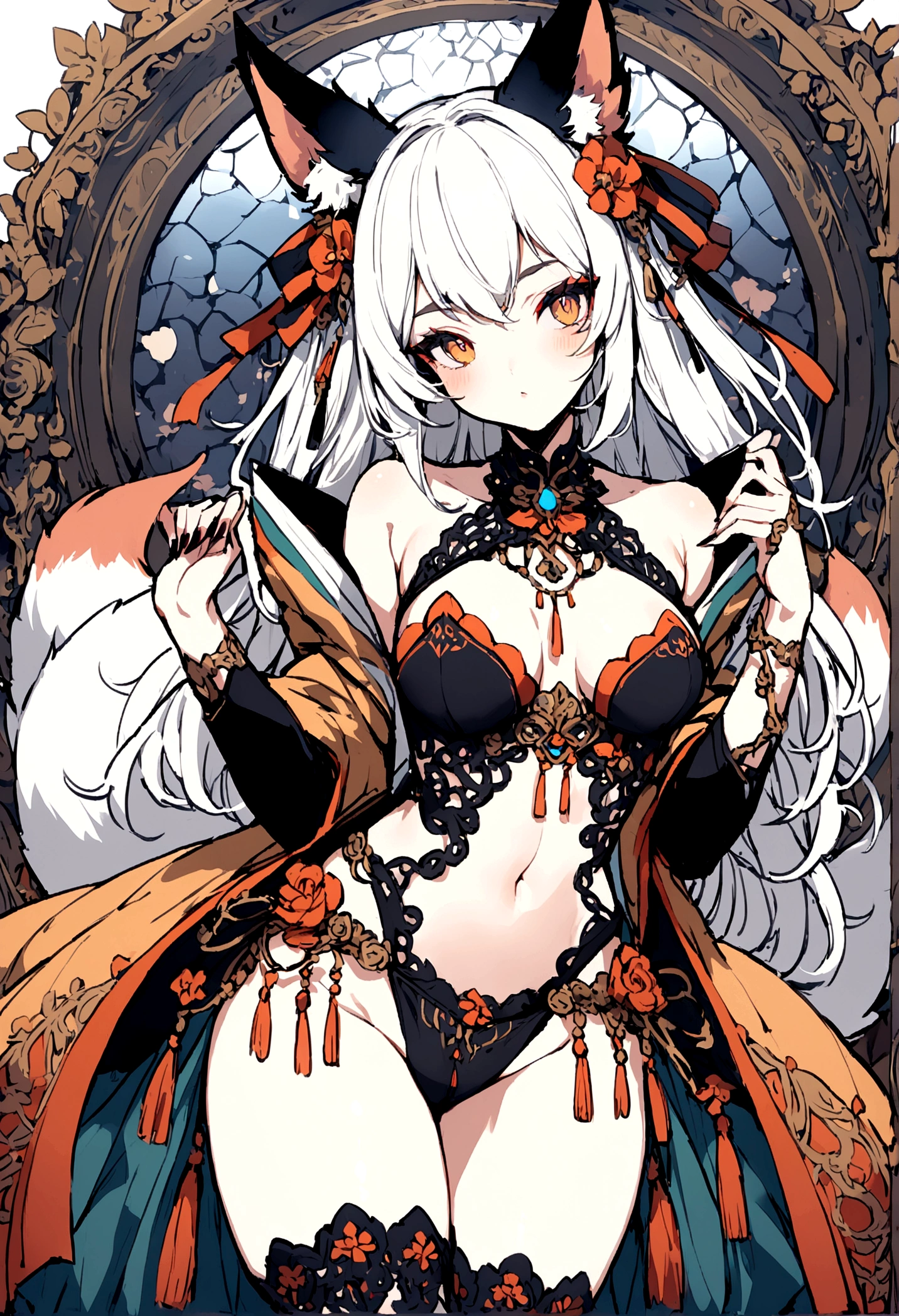 a sexy fox girl