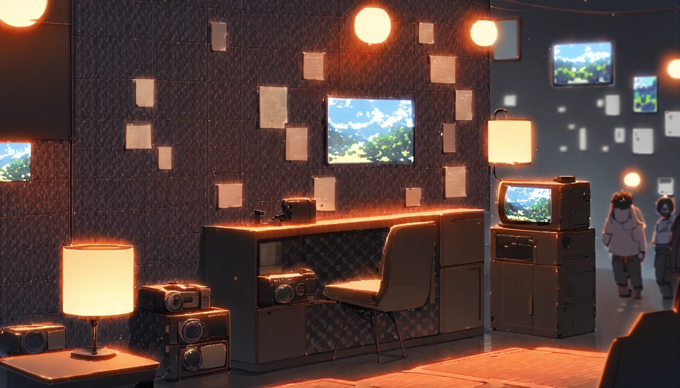 ((anime:1.4,illustration)),(masterpiece, top quality, best quality),(ultra-detailed, absolutely resolution),((16k, high res)), (((piano, night lounge, lamp, counter, bar)) ((cozy lofi illustration:1.4)), ((anime:1.4, illustration)),(masterpiece, top quality, best quality),(ultra-detailed, absolutely resolution),((16k, high res)) BREAK {lofi art, style of Laurie Greasley, style of Makoto Shinkai, anime aesthetic}, BREAK { (produces images with information than 40 million pixels with cinematic-like detailed textures shot on a Sony SLR).}