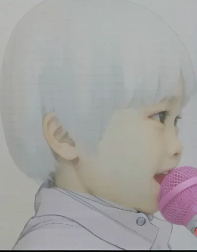 Cute ********** singing with a pink microphone（by Oka Yasutomo）, Inspired by Takeharu Matsumura, Black Pink&#39;Portrait of Joshi, By Yasutomo Oka, By Yuki Ogura, 3 / 4 ViewsPortrait, inspired by Nara Yoshitomo, based on child's drawing, by Ayako Rokkaku、A generation with beautiful eyes
