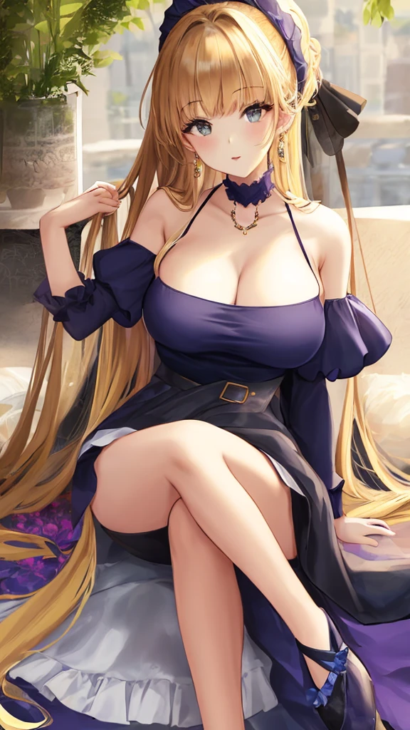 Beautiful girl, sleeveless, off-shoulder, sleeves only,