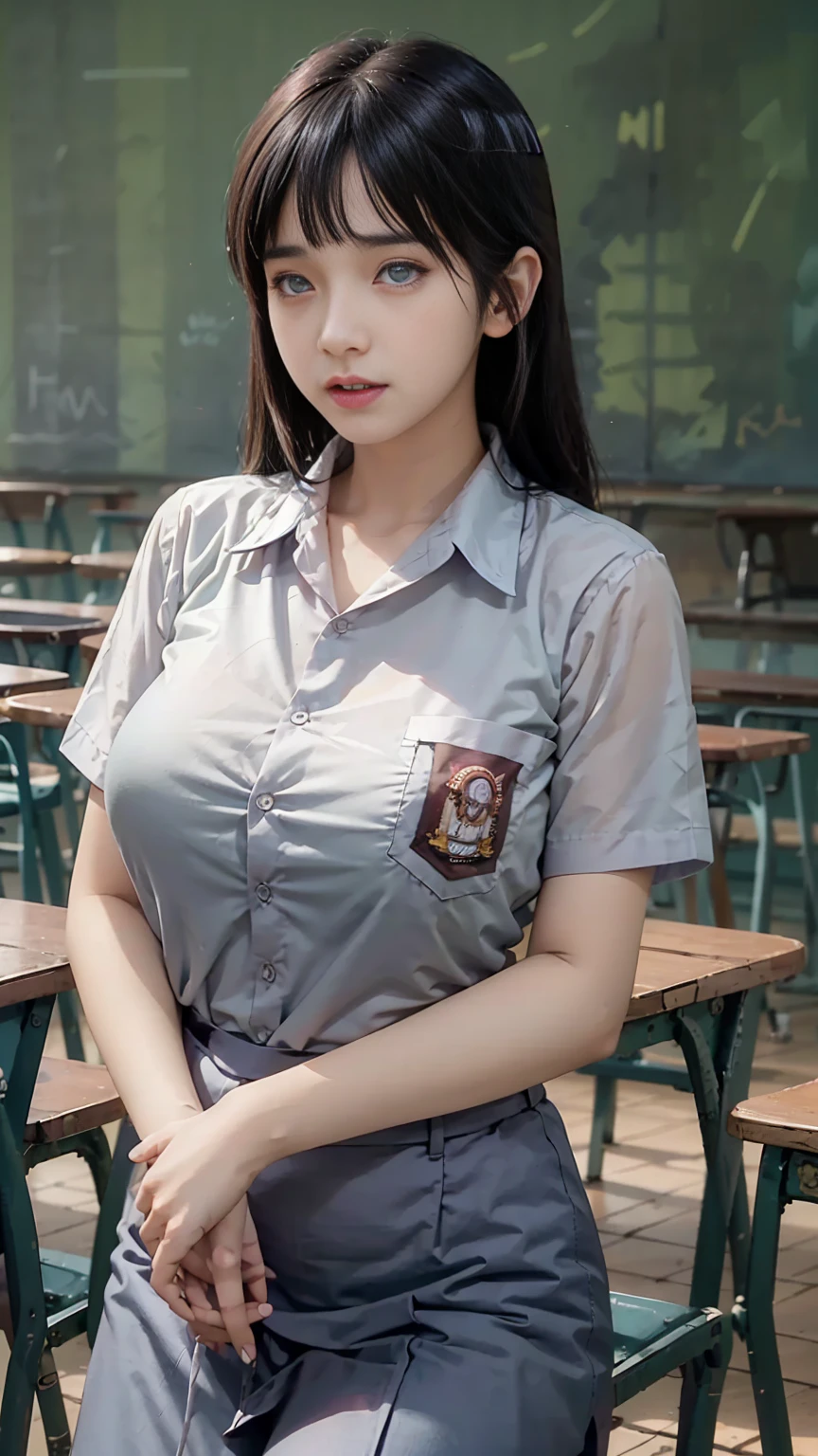 [2/7 3.24 PM] Ci ACENK: (pp clothes), (realistic), girl standing, crying, classroom situation, glance at the audience.
[2/7 3.34 PM] Ci ACENK: RAW, Best quality, high resolution, work: 1.3), Young girl, Hinata hyuga is shown realistically, beautiful, poses facing the audience's camera, shows perfect facial details, cute seductive expression, in the classroom, ((high school clothes)), orgasm, high resolution, 4k, HDR, 1girl, photorealistic, realistic, big tits, ((half body)) face towards viewer, close up, classroom,