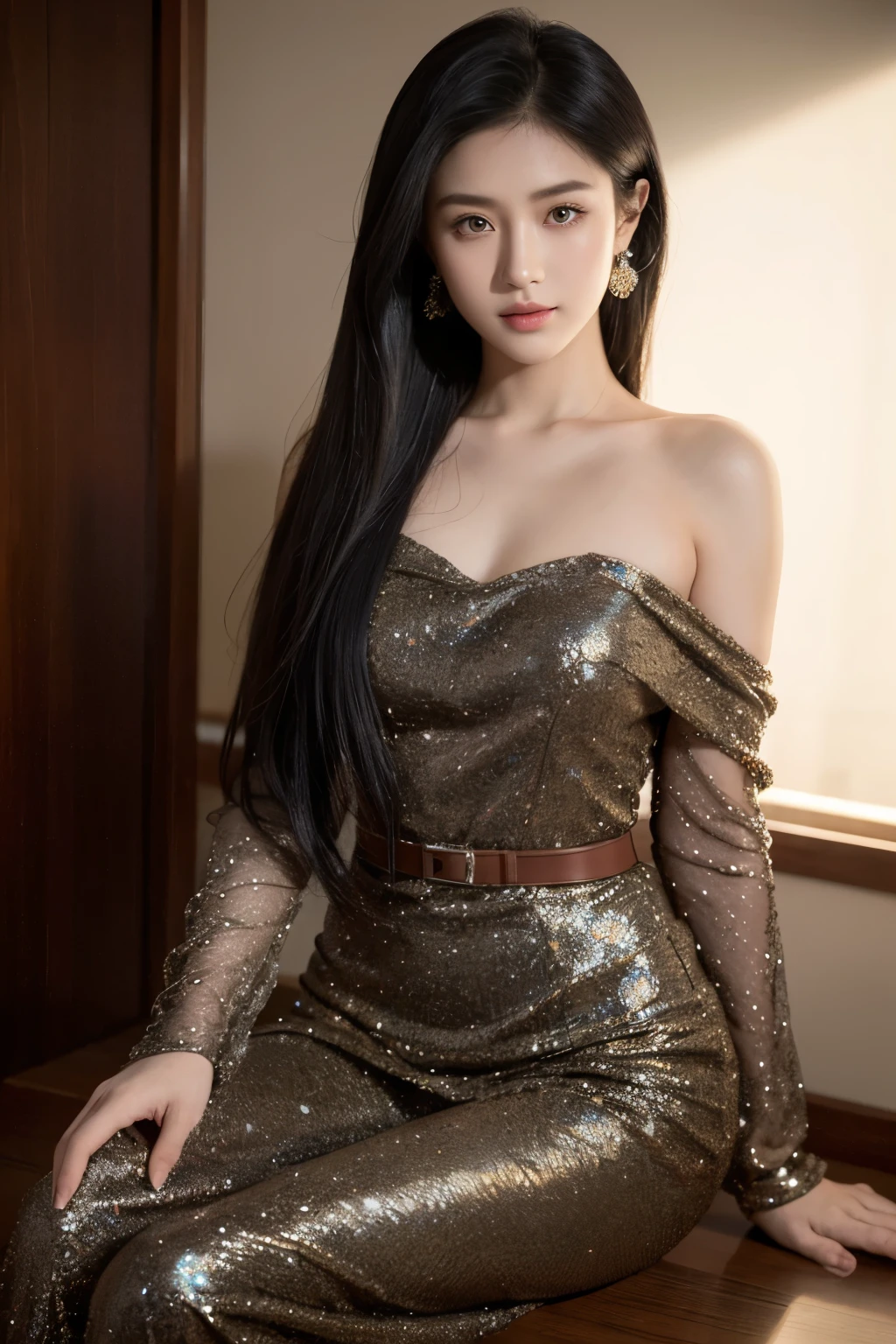 black hair, hair bobbles, longeyelashes, black hair, drill hair, chiaroscuro, cinematic lighting, ray tracing, Fujicolor, negative space, f/4.0, 135mm, Fujifilm, 8k, super detail, best quality, UHD, anatomically correct, textured skin, super detail, highres beautiful young girl model,Dynamic poses,Full body portrait,Arm coordination, kebaya, body face to camera