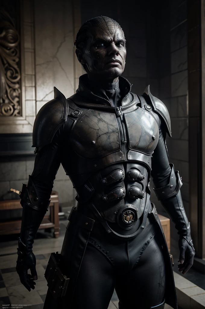 "engineer prometheus, xenomorph alien, highly detailed, symmetrical long head, smooth marble surfaces, detailed ink illustration, raiden metal gear, cinematic smooth stone, deep aesthetic, concept art, post process, 4k, carved marble texture and silk cloth, latex skin, highly ornate intricate details, prometheus, evil, moody lighting, hr geiger, hayao miyazaki, indsutrial Steampunk"
