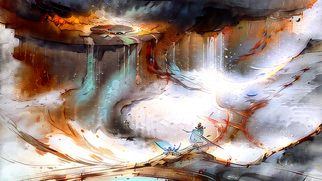 painting of a snowy mountain path, painterly illustration, colorful concept art, a beautiful artwork illustration, jen bartel, in the snow mountains, colorful digital painting, painterly concept art, by Simon Gaon, winter concept art, inspired by Tuomas Korpi, jessica rossier color scheme, with a snowy mountain and ice