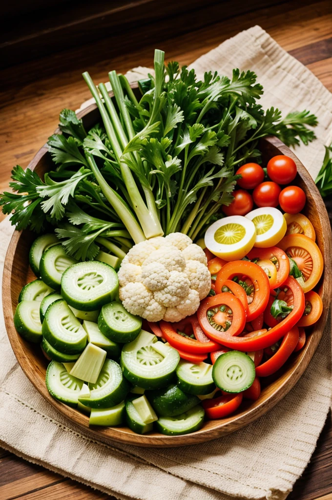 A made something like this from vegetables?
