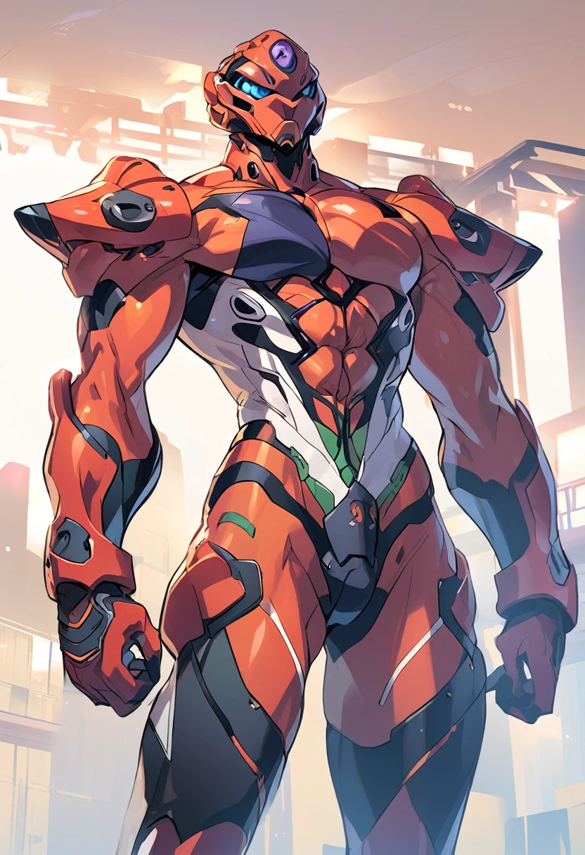 Muscular々Shinji from Evangelion