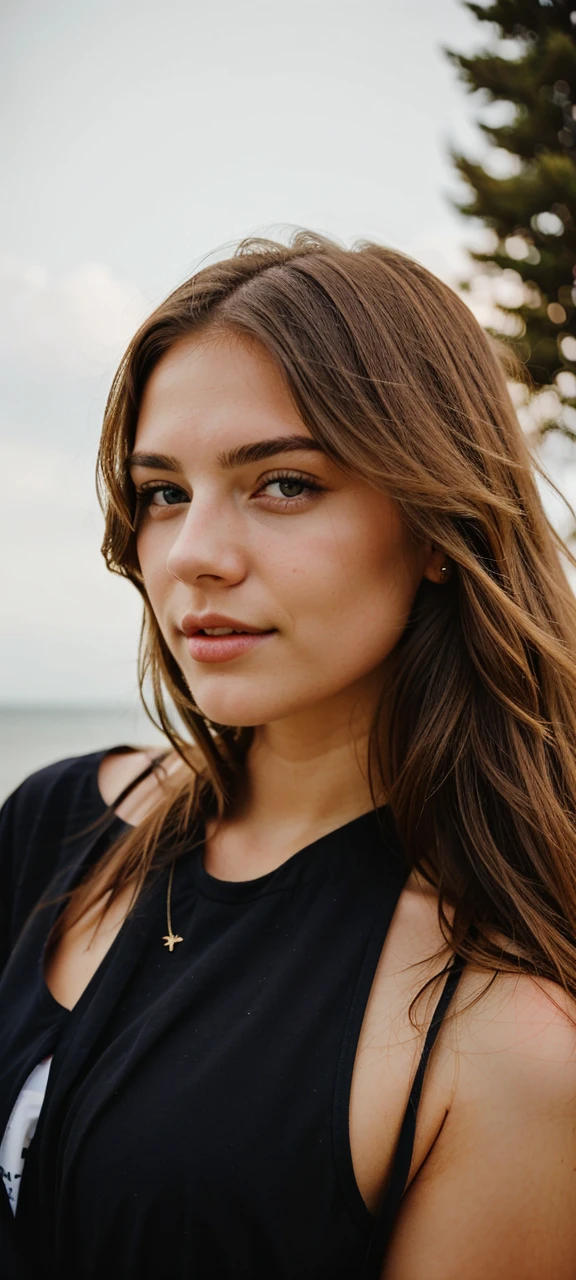 Beautiful 22 year old girl.
Hight realistic photography.
Her face is very sexy and attractive.