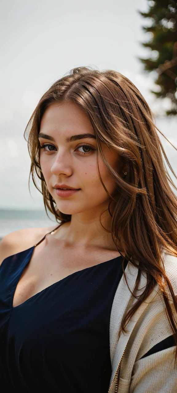 Beautiful 22 year old girl.
Hight realistic photography.
Her face is very sexy and attractive.