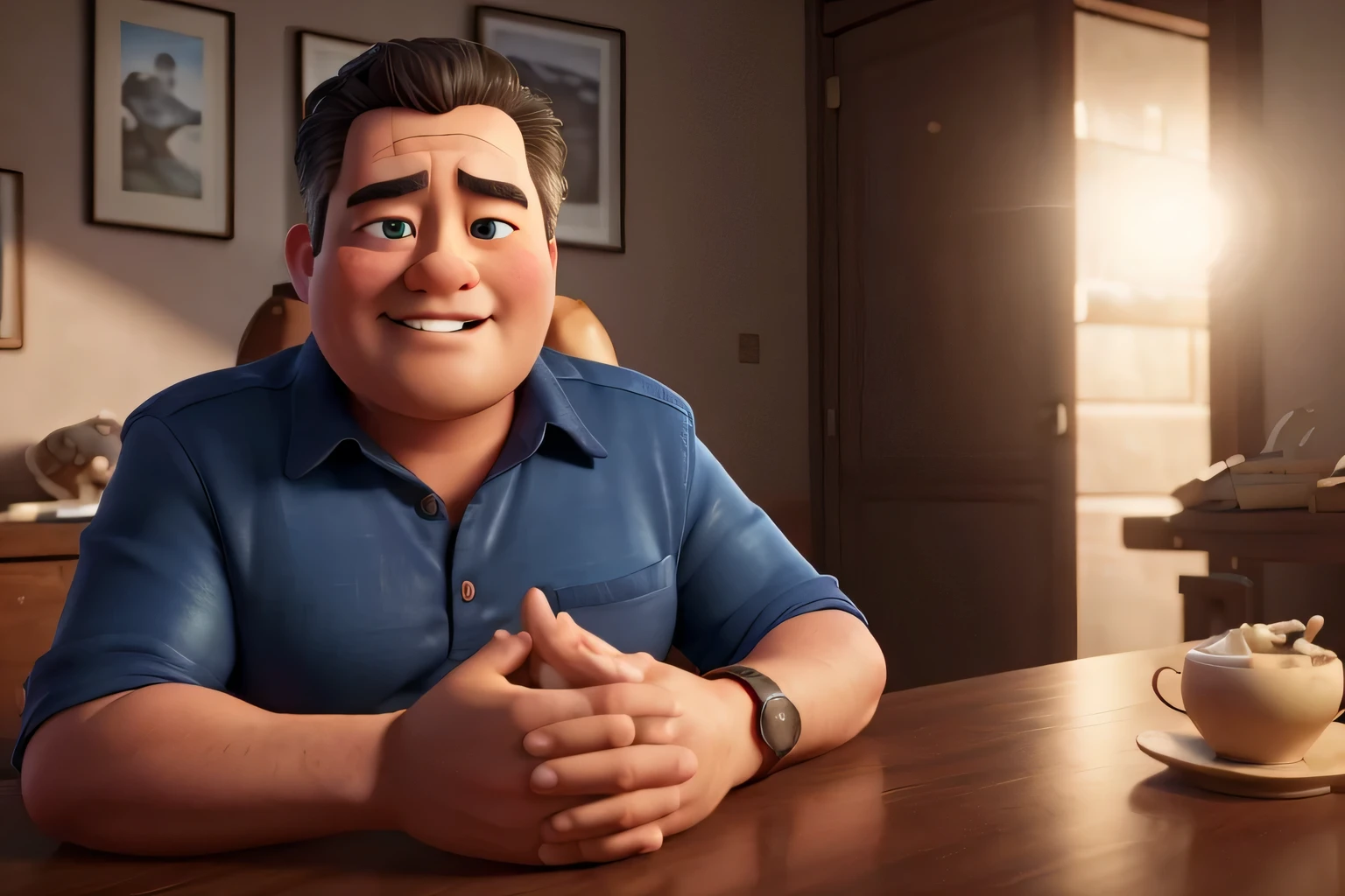 nsfw,(RAW photo, best quality),(realistic, photo-realistic:1.3),best quality,highly detailed,masterpiece,ultra-detailed,illustration,3d illistration,upper_body,cute face,dynamic angle,world masterpiece theater,javanese cap,best quality, Fat body, Kids Look, extremely detailed CG unity 8k, toddler, ???, wallpaper,ink,Amazing,cinematic lighting,lens_flare,dunhuang_style,