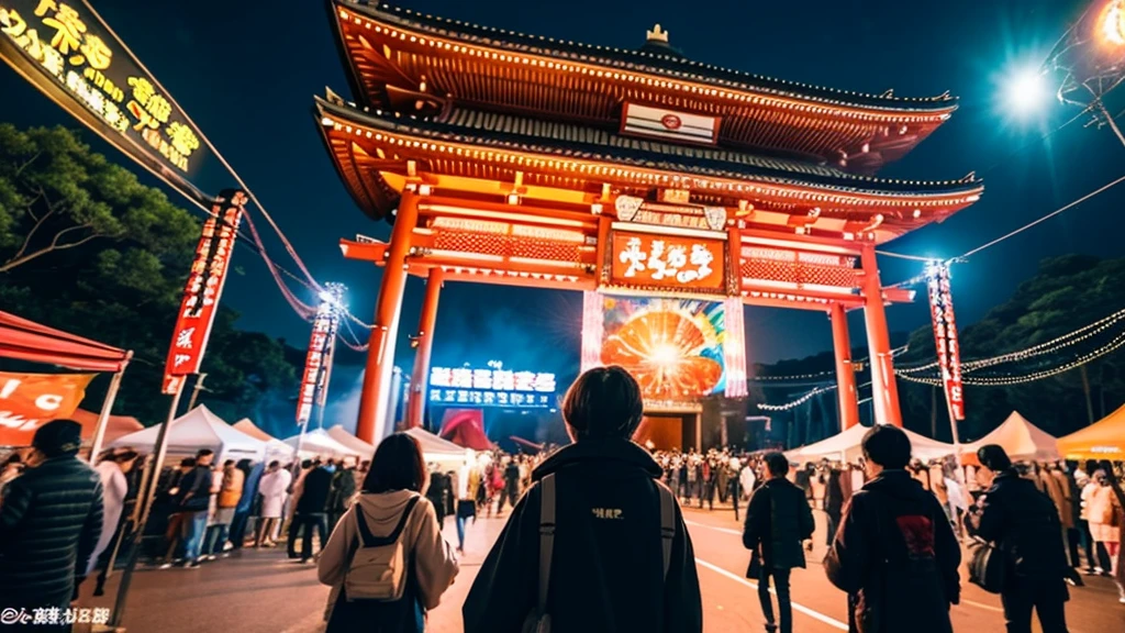 (masterpiece, Highest quality), festival, Japan, night, anime, fair, picture,