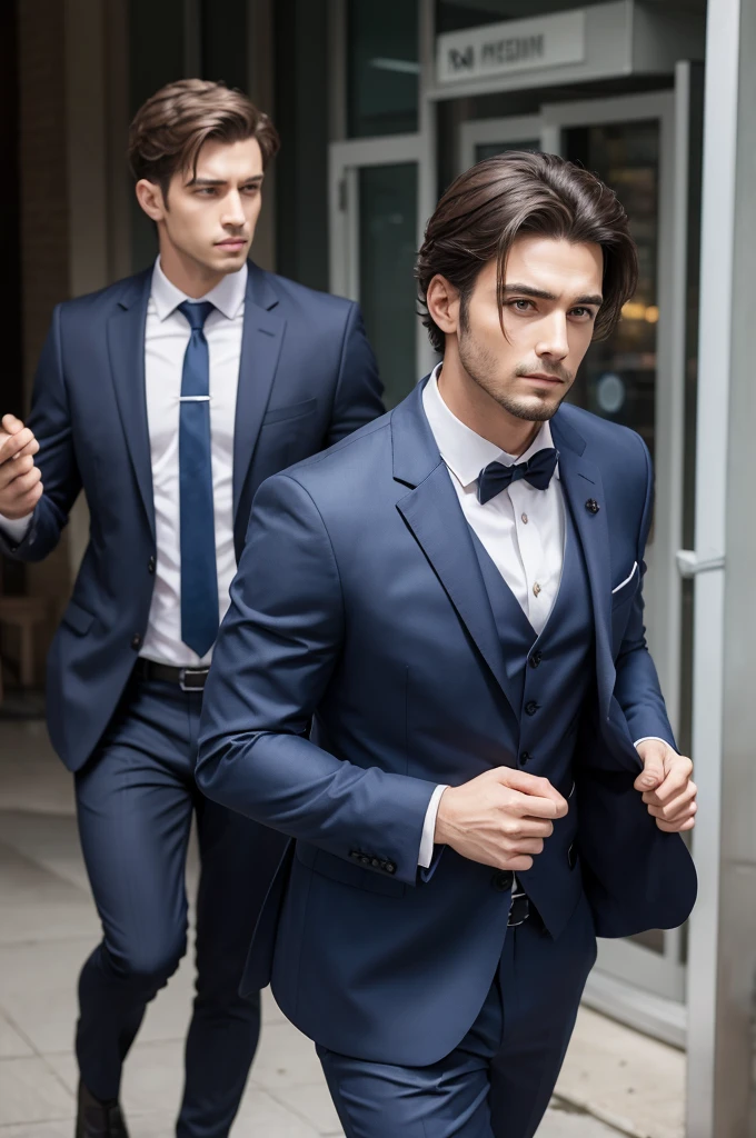 Man um a suit