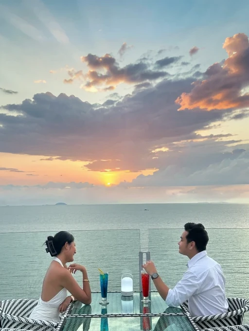 Sunset, evening 